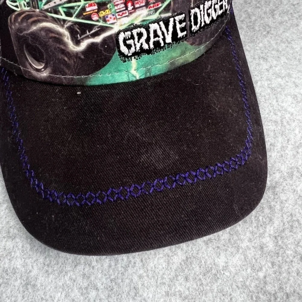 Youth Size Grave Digger Monster Jam Snapback Hat OSFA 2018 - Picture 2 of 7